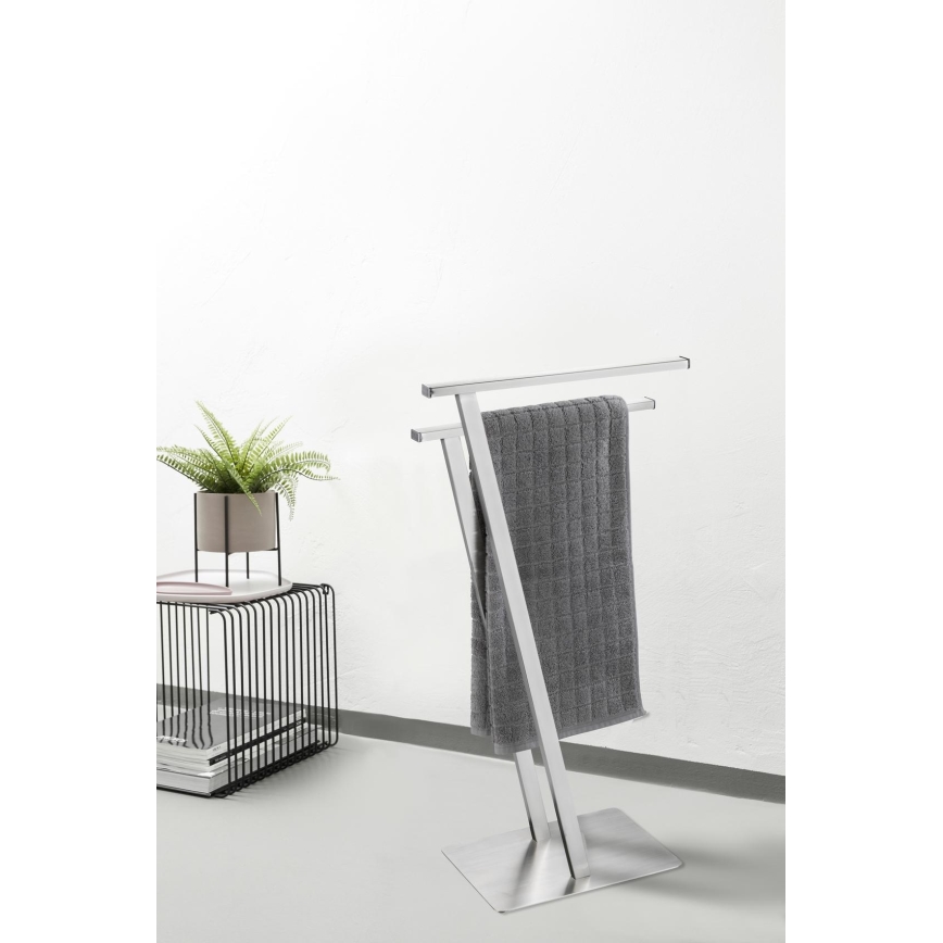 WENKO 24397100 - Porte-serviettes LIRIO 20x76,5 cm en inox satiné