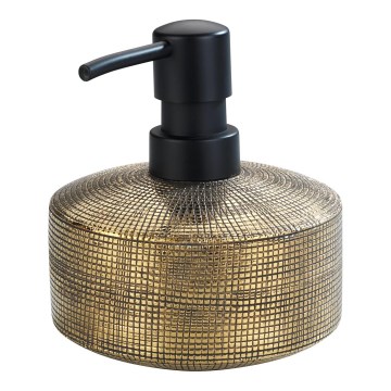WENKO 24401100 - Distributeur de savon RIVARA 400 ml doré