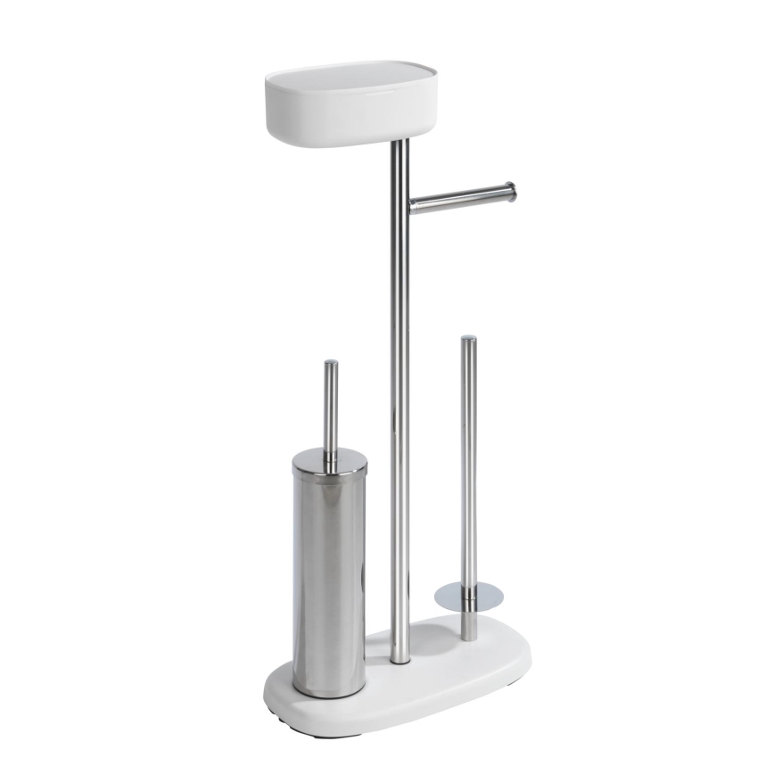 WENKO 24420100 - Ensemble WC RIVAZZA 17 x 72,5 cm blanc