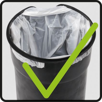 WENKO 24635100 - Panier LEMAN 17 x 25 cm bleu/noir