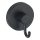 WENKO 24730100 - Crochet VACUUM-LOC rond, noir, 6x6,7 cm