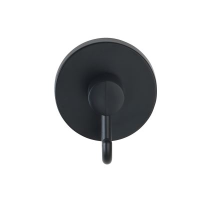 WENKO 24730100 - Crochet VACUUM-LOC rond, noir, 6x6,7 cm