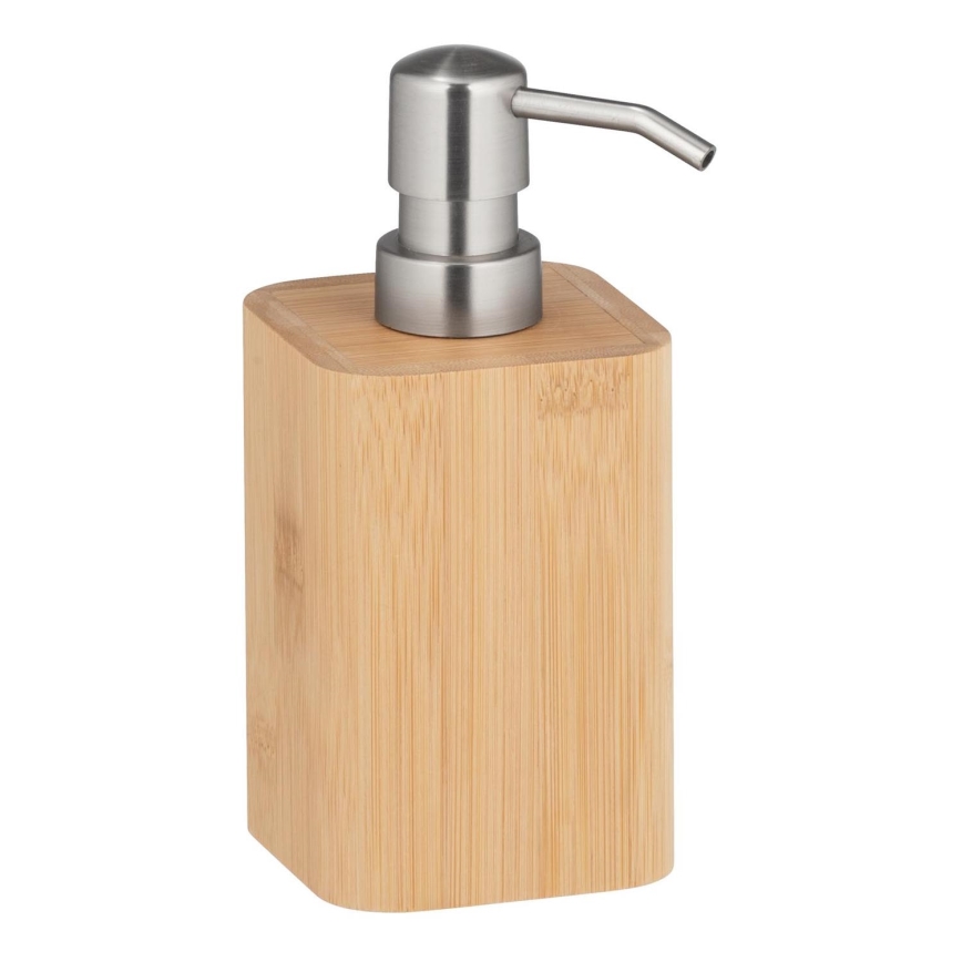 WENKO 24747100 - Distributeur de savon BAMBUSA 9,3x16,5 cm brun