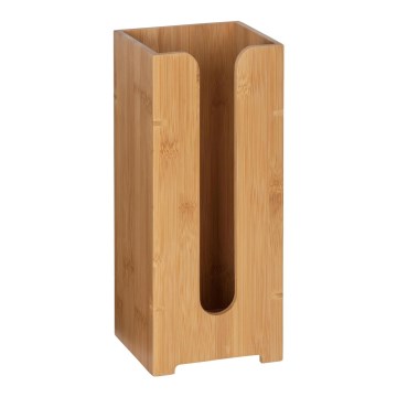 WENKO 24749100 - Support pour papier toilette BAMBUSA 15x35,5 cm marron