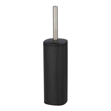 WENKO 24778100 - Brosse WC ALASSIO 9,3x39,2 cm inox/noir