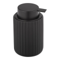 WENKO 24804100 - Distributeur de savon BELLUNO 8x13,5 cm noir