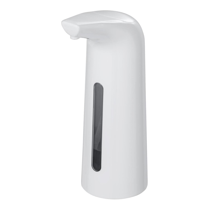 WENKO 24841100-Distributeur de savon LARINO 9x21,5 cm blanc