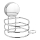WENKO 24857100 - Porte-sèche-cheveux STATIC-LOC + OSIMO 14x13 cm, chrome brillant