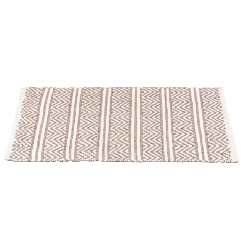 WENKO 24868100-Tapis SHAKI 50x80 cm beige/blanc