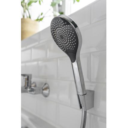 WENKO 24921100 - Tête de douche SYSTÈME D'ÉCONOMIE D'EAU 12 x 12 cm chrome brillant/gris