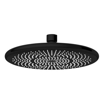 WENKO 24927100 - Pomme de douche Système d'économie d'eau 22,5x22,5 cm noire
