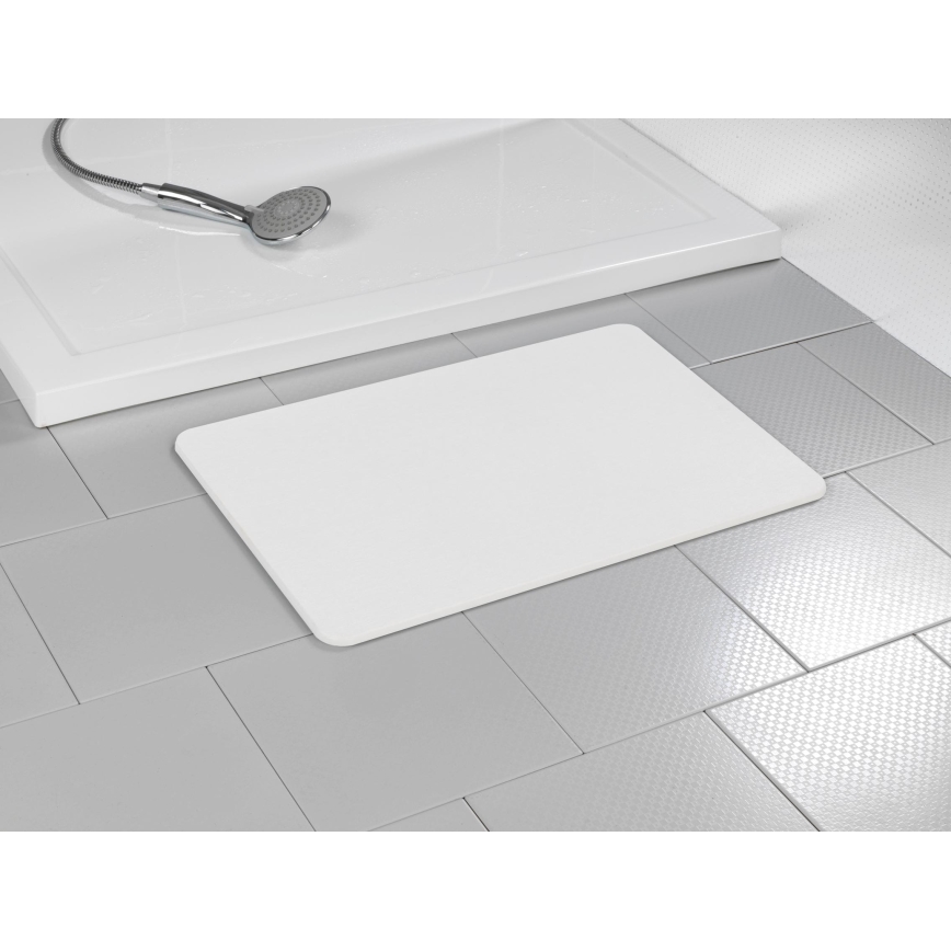 WENKO 24935100-Tapis SIMI 39x60 cm blanc