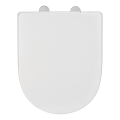 WENKO 24988100-WC Abattant WC EXCLUSIVE 45x36,5 cm blanc/argenté
