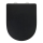 WENKO 24989100-WC Abattant WC EXCLUSIF 36,5x45 cm noir/argenté