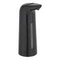 WENKO 25097100-Distributeur de savon LARINO 9x21,5 cm noir