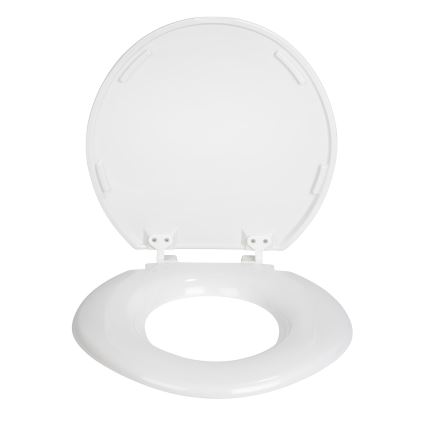 WENKO 25112100-WC Abattant WC TORINO 44 x 43,5 cm blanc