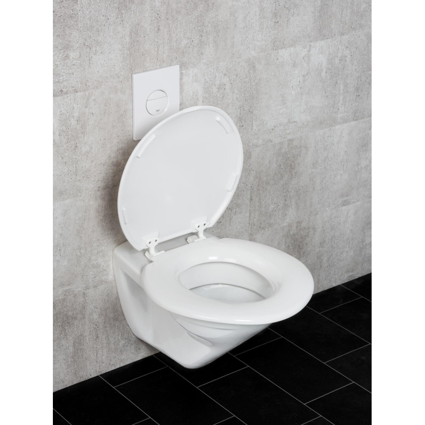 WENKO 25112100-WC Abattant WC TORINO 44 x 43,5 cm blanc
