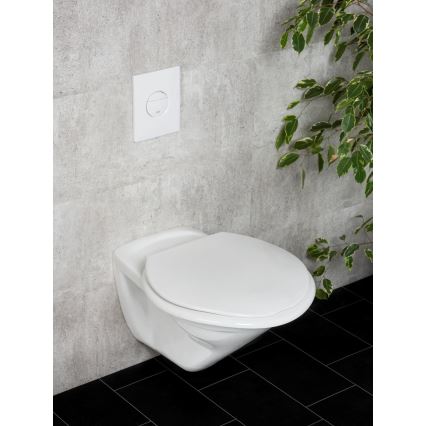 WENKO 25112100-WC Abattant WC TORINO 44 x 43,5 cm blanc