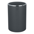 WENKO 25146100 - Corbeille INCA 18,5x25,5 cm anthracite/chrome brillant