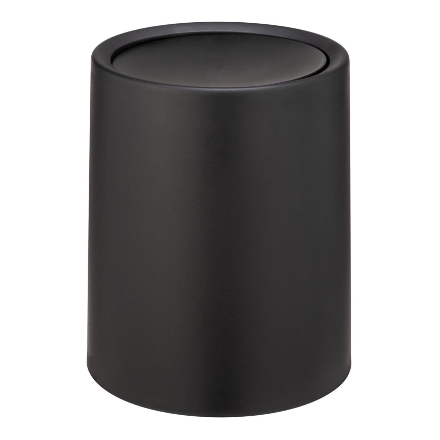 WENKO 25208100 - Corbeille ATRI 21 x 25,5 cm noire
