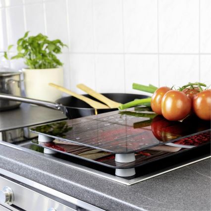 WENKO 2521467100 - Housse pour planche 30 x 52 cm multicolore/gris/transparent