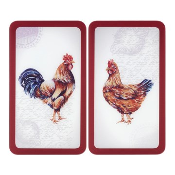 WENKO 2521471500 - plaque de recouvrement ABDECKPLATTE - GRAFIK 30 x 52 cm multicolore