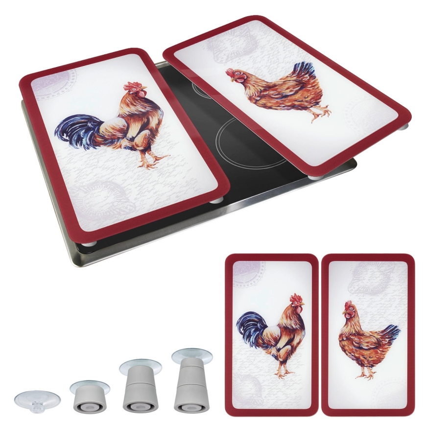 WENKO 2521471500 - plaque de recouvrement ABDECKPLATTE - GRAFIK 30 x 52 cm multicolore