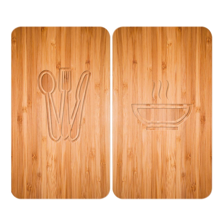 WENKO 2521497100 - Couvercle pour cuisinière 52x30 cm multicolore/gris/transparent