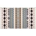 WENKO 25277100-Tapis en coton recyclé 80 x 50 cm multicolore