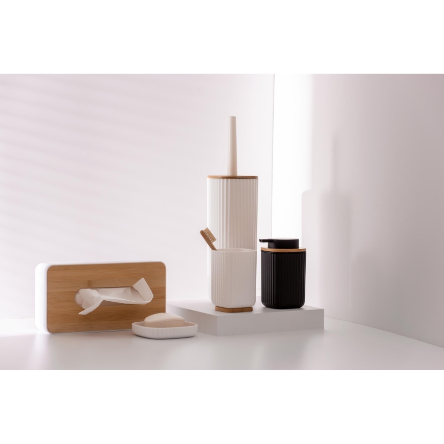 WENKO 25293100 - Gobelet ROTELLO 8,5x11 cm blanc/marron