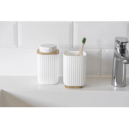 WENKO 25293100 - Gobelet ROTELLO 8,5x11 cm blanc/marron