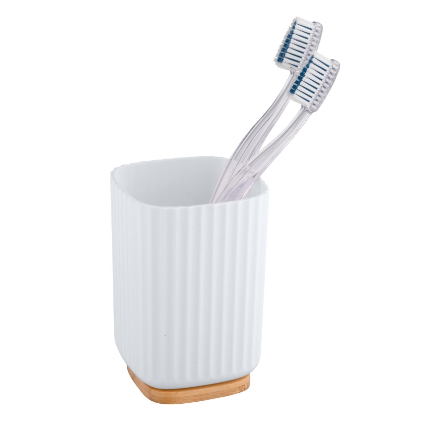 WENKO 25293100 - Gobelet ROTELLO 8,5x11 cm blanc/marron