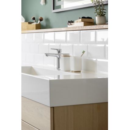 WENKO 25294100 - Distributeur de savon ROTELLO 8,9 x 12,7 cm blanc/marron