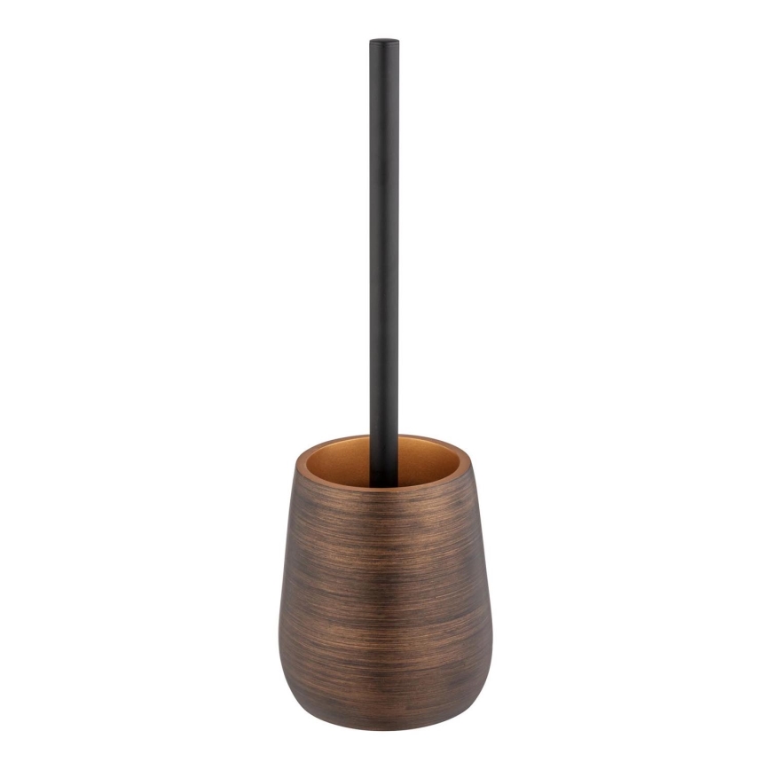 WENKO 25354100 - Brosse WC PALENA 12,5 x 37 cm bronze