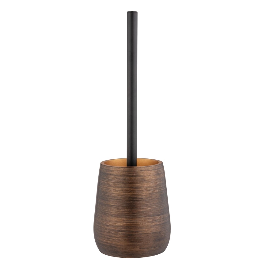 WENKO 25354100 - Brosse WC PALENA 12,5 x 37 cm bronze