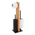WENKO 25376100 - Ensemble WC LESINA 18x69 cm marron/noir