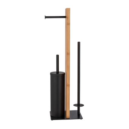 WENKO 25376100 - Ensemble WC LESINA 18x69 cm marron/noir