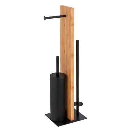 WENKO 25376100 - Ensemble WC LESINA 18x69 cm marron/noir