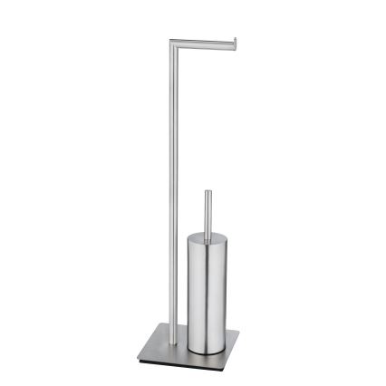 WENKO 25378100 - Brosse WC RECCO 20 x 71,5 cm satinée