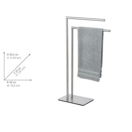 WENKO 25379100 - Porte-serviettes RECCO 48x80,5 cm satiné