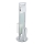 WENKO 25384100 - ensemble WC SULMONA 25x76 cm argenté/noir
