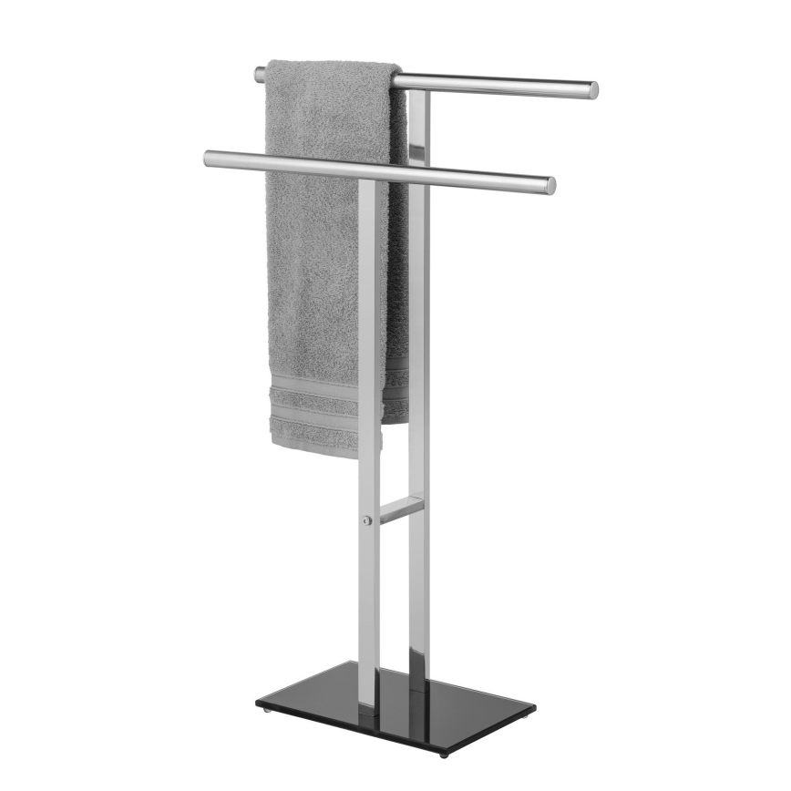 WENKO 25389100 - Porte-serviettes LAVA 50x81,5 cm inox/argenté/noir