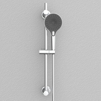 WENKO 25462100 - Barre de douche LIBERTÀ 70 cm chrome brillant