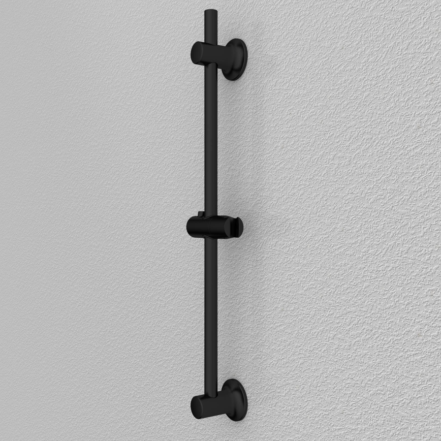 WENKO 25463100 - Barre de douche LIBERTÀ 70 cm noire