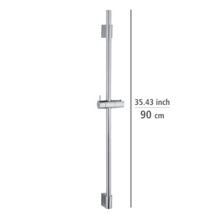WENKO 25468100 - Barre de douche CLASSIC 90 cm chromé brillant