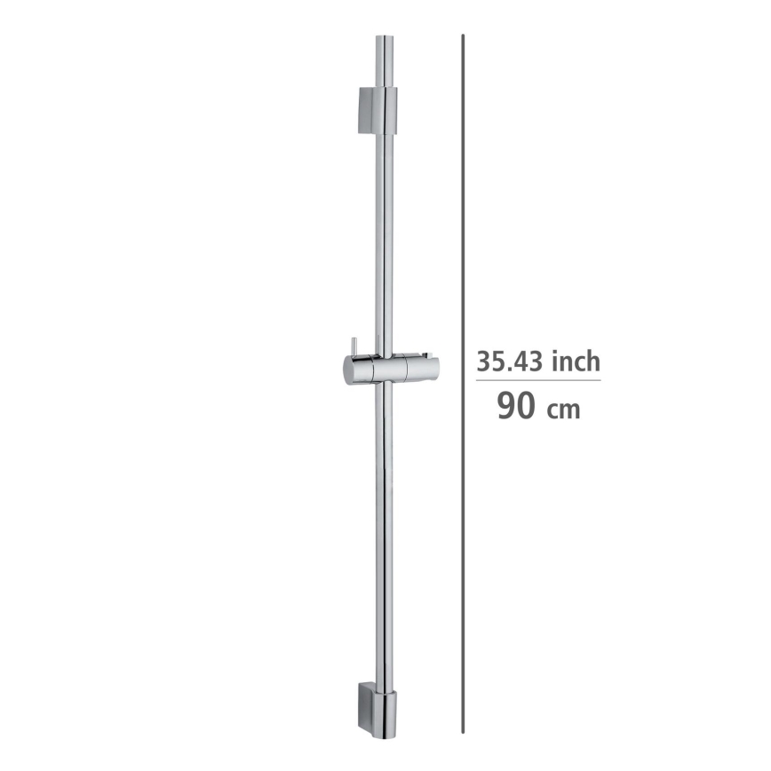 WENKO 25468100 - Barre de douche CLASSIC 90 cm chromé brillant