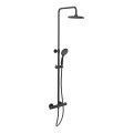 WENKO 25484100 - Système de douche WATERSAVING SYSTEM 12x120 cm noir