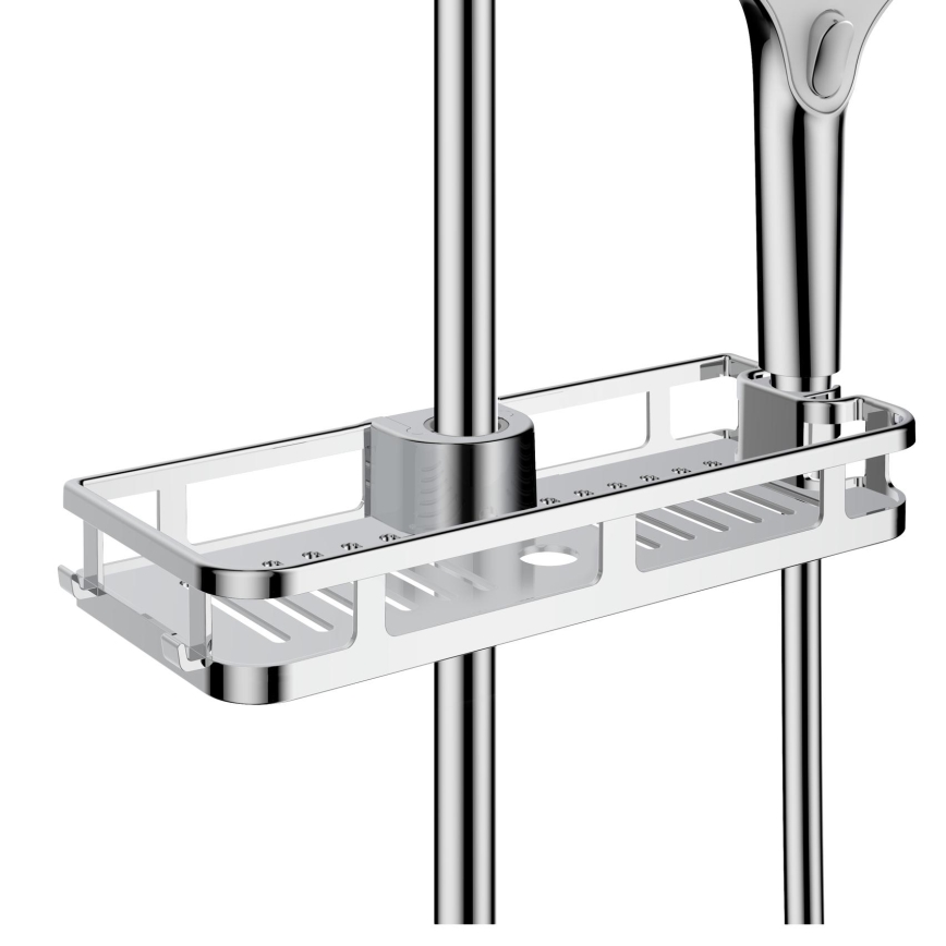 WENKO 25490100 - Étagère LIBERTÀ 28,5 x 11,5 cm chrome brillant