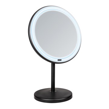 WENKO 25523100 - Miroir ONNO 20 x 34 cm noir