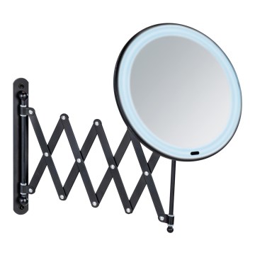 WENKO 25524100 - Miroir BARONA 20x34 cm noir